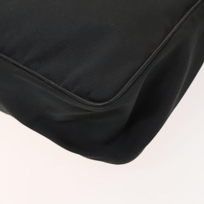 Fendi Vintage Double Buckle Flap Shoulder Bag Nylon, BLACK, NYLON, Shoulder bag