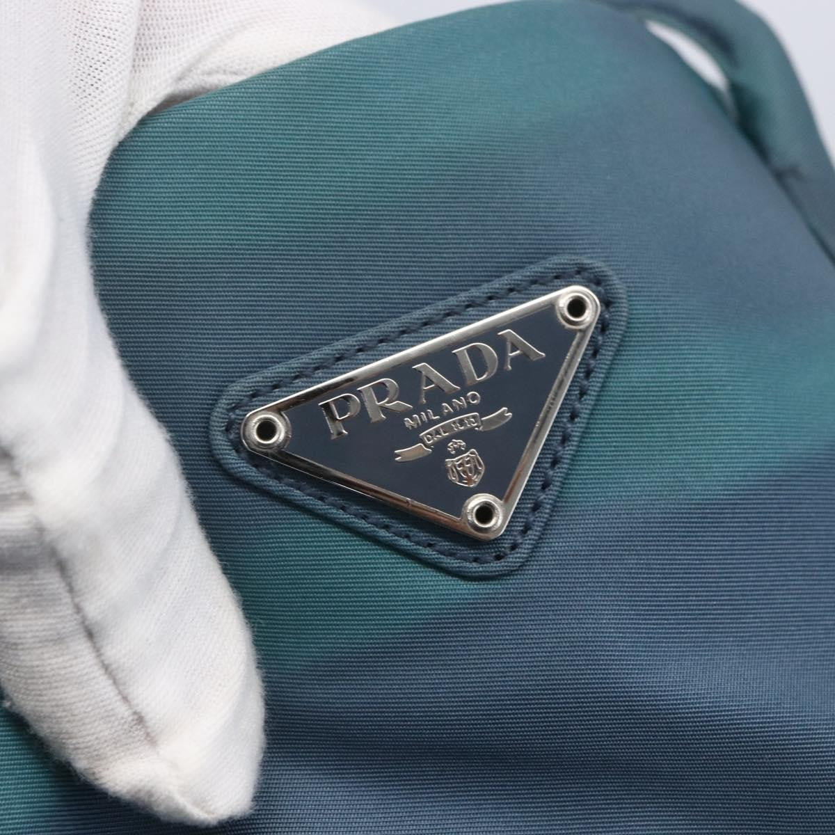 Prada Vintage Tote Tessuto, BLUE, NYLON, Shoulder bag