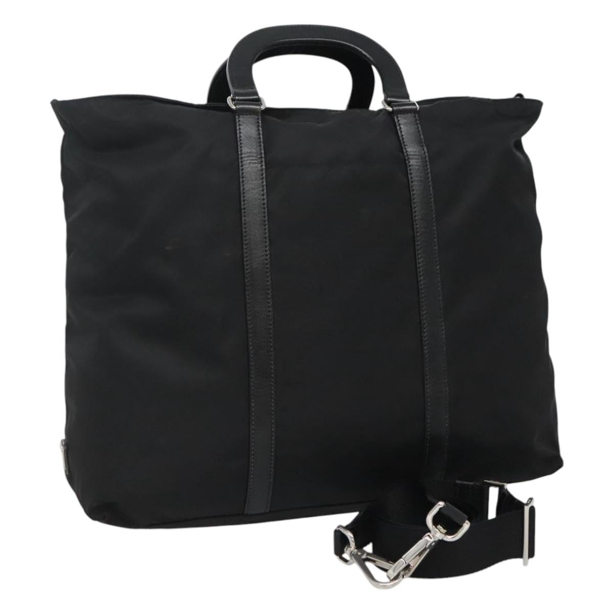 Prada Vintage Handbag Tessuto, BLACK, NYLON, Handbag