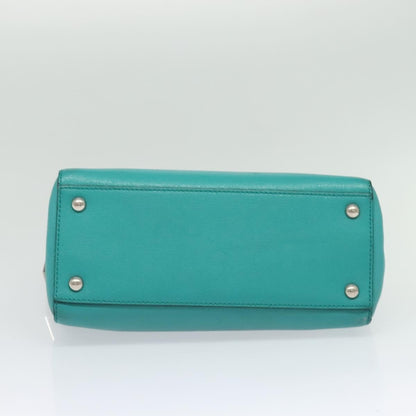 Fendi 2Jours Bag Leather, GREEN, LEATHER, Handbag