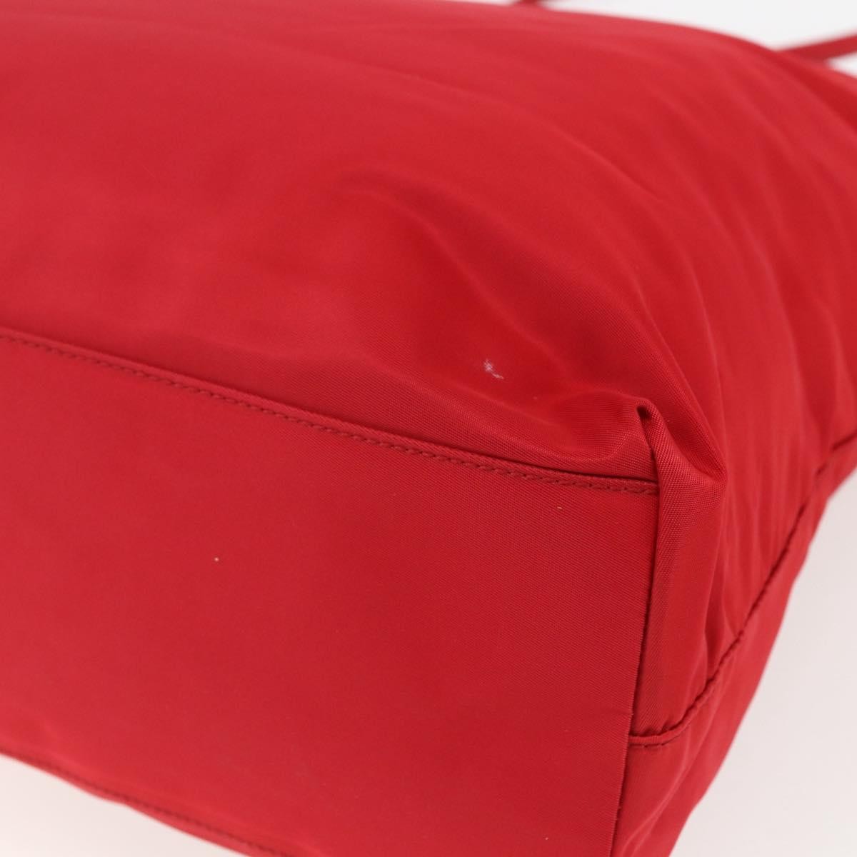 Prada Vintage Zip Tote Tessuto, RED, NYLON, Tote bag