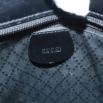 Gucci Vintage Bamboo Handle Tote Canvas, BLACK, CANVAS, Tote bag