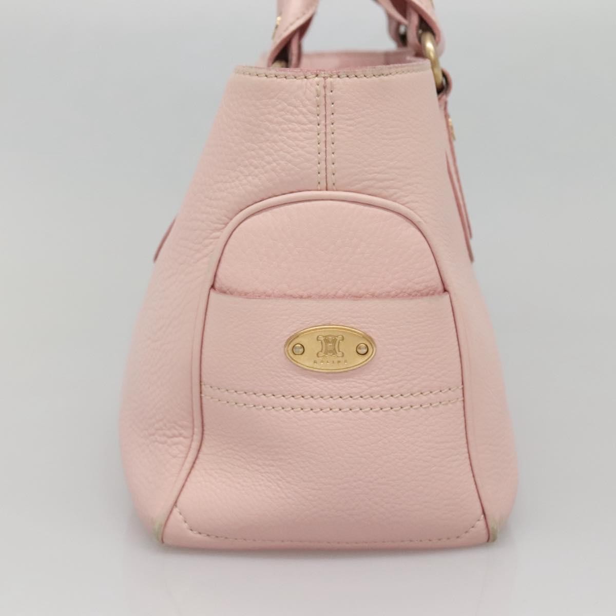 Celine Boogie Satchel Leather, PINK, LEATHER, Handbag