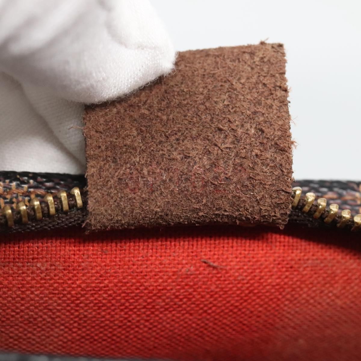 Louis Vuitton Trousse Make Up Bag Damier, BROWN, CANVAS, Clutche & pouche