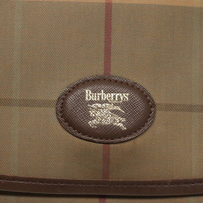 Burberry Nova check Pochette Canvas, BEIGE, CANVAS, Clutche & pouche
