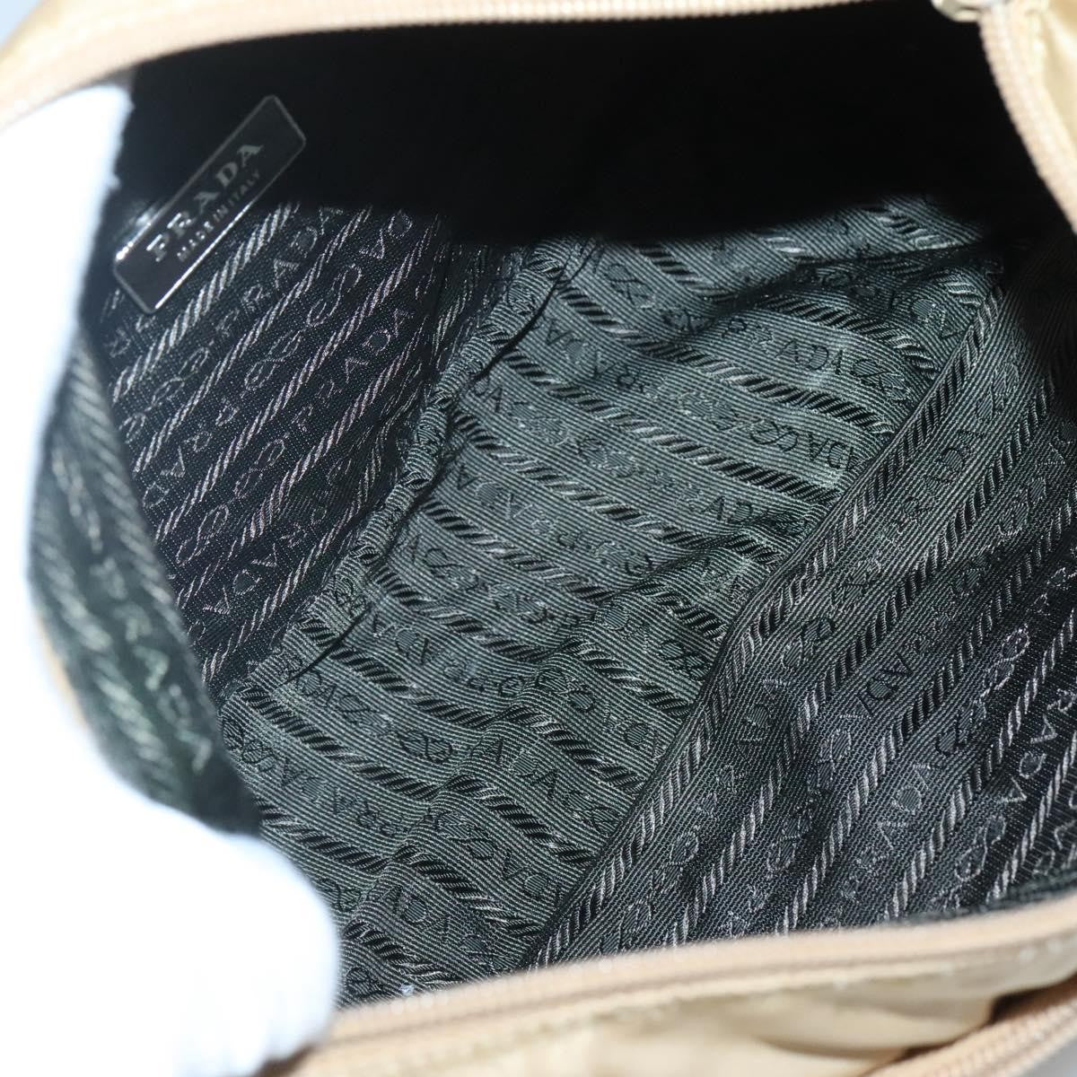 Prada Vintage Shoulder Bag Tessuto, BEIGE, NYLON, Shoulder bag