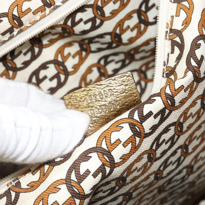 Gucci Princy Zip Tote GG Canvas, BEIGE, CANVAS, Shoulder bag