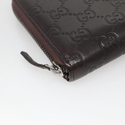 Gucci Guccissima Wallet Motif GG, BROWN, LEATHER, Wallets