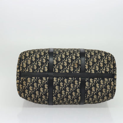 Christian Dior Vintage Trotter Boston Bag Diorissimo Canvas, NAVY, CANVAS, Travel bag