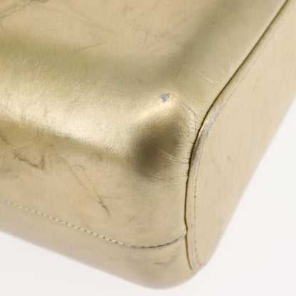 Chanel Gabrielle Hobo Quilted Metallic Aged Calfskin, GOLD, LEATHER, Shoulder bag
