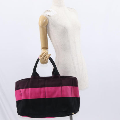 Prada Canapa Tote Canvas, PINK, CANVAS, Tote bag