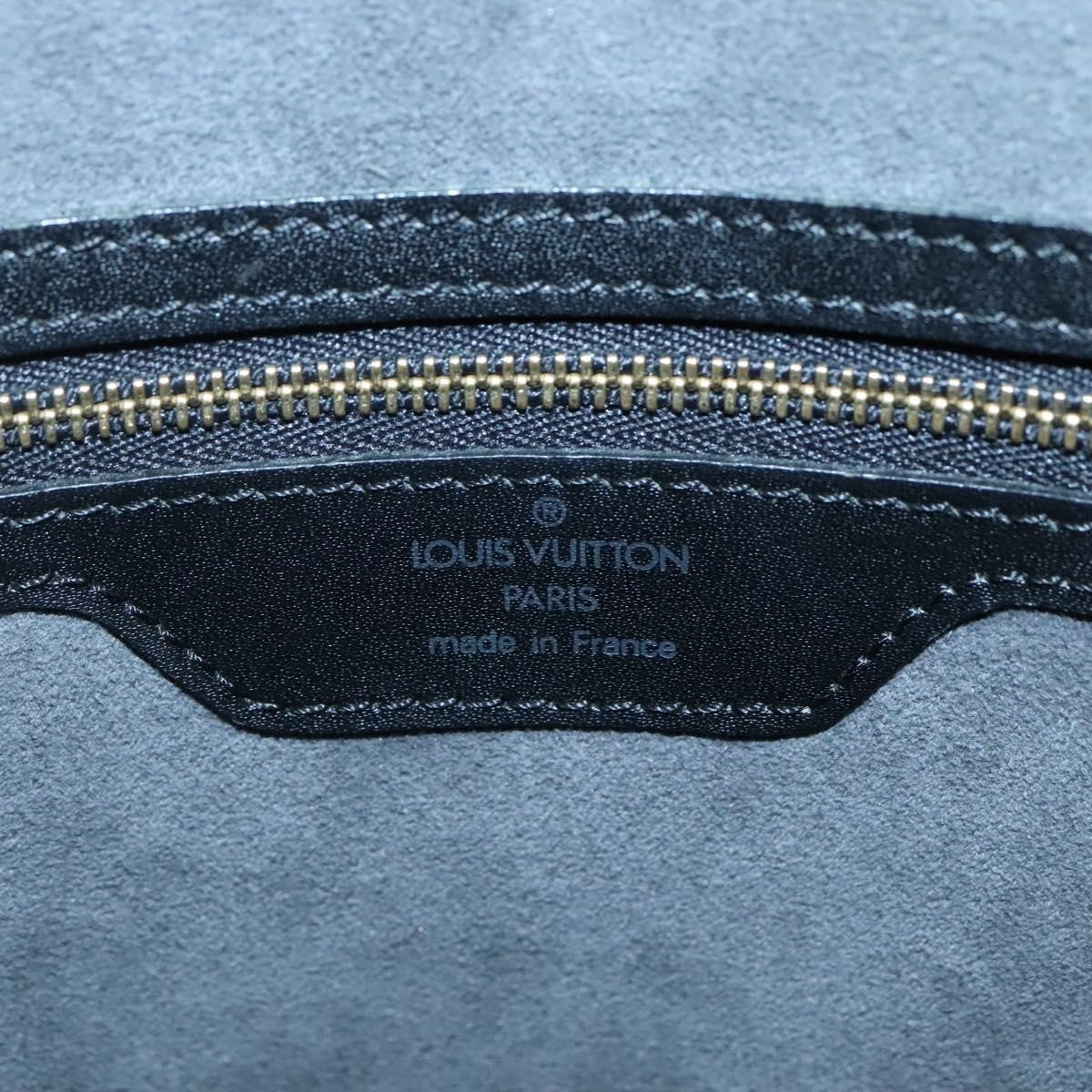 Louis Vuitton Saint Jacques Handbag Epi Leather, BLACK, LEATHER, Shoulder bag