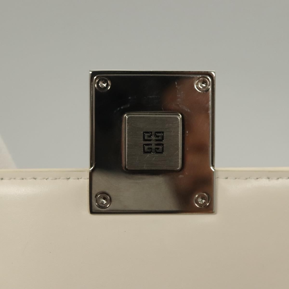 Givenchy 4G Chain Crossbody Bag Leather, WHITE, LEATHER, Crossbody bag