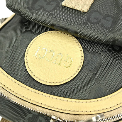 Gucci Off The Grid Single Pocket Backpack GG Econyl, GRAY, CANVAS, Backpack