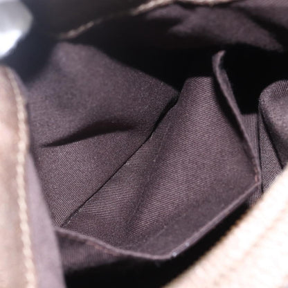 Salvatore Ferragamo Vintage Shoulder Bag Leather, BROWN, LEATHER, Shoulder bag