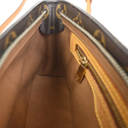 Louis Vuitton Trotteur Handbag Monogram Canvas, Brown, Canvas, Shoulder Bag