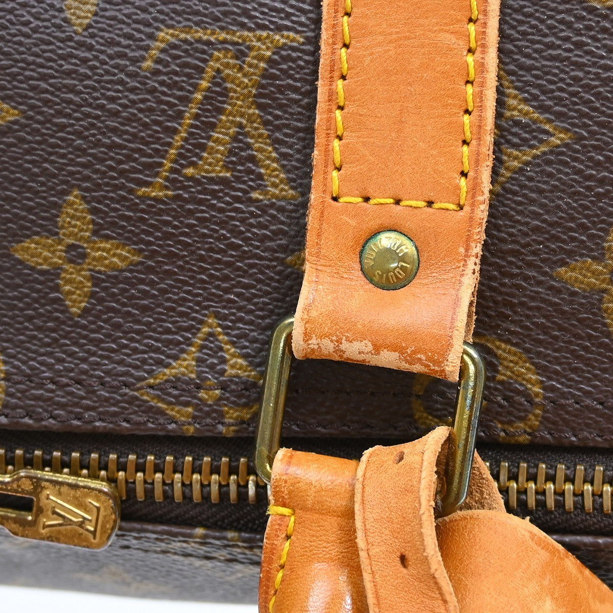 Louis Vuitton Keepall Bag Monogram Canvas, Brown, Canvas, Travel Bag