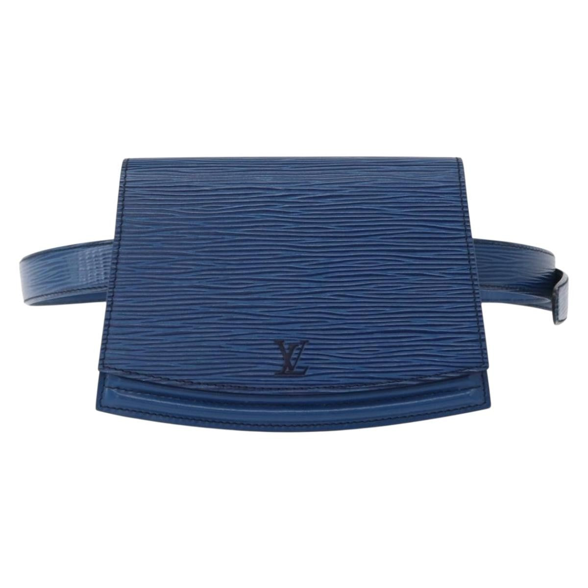 Louis Vuitton Tilsitt Bum Bag Epi Leather, BLUE, LEATHER, Clutche & pouche