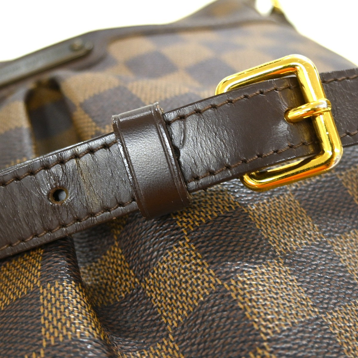 Louis Vuitton Bloomsbury Handbag Damier, Brown, Canvas, Shoulder Bag