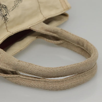 Prada Canapa Convertible Tote Canvas, WHITE, CANVAS, Tote bag