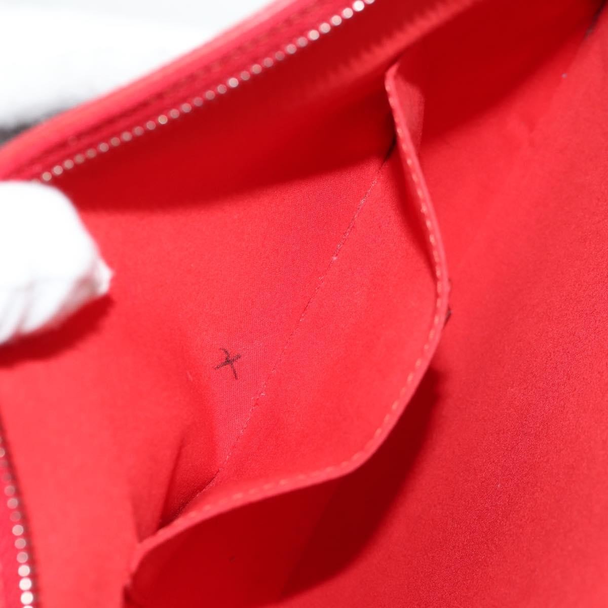 Christian Louboutin Loubiclutch Spiked Printed Leather, RED, CANVAS, Shoulder bag