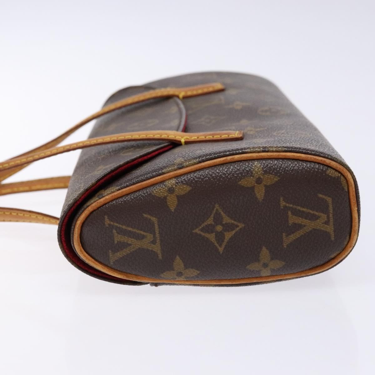 Louis Vuitton Sonatine Handbag Monogram Canvas, BROWN, CANVAS, Handbag