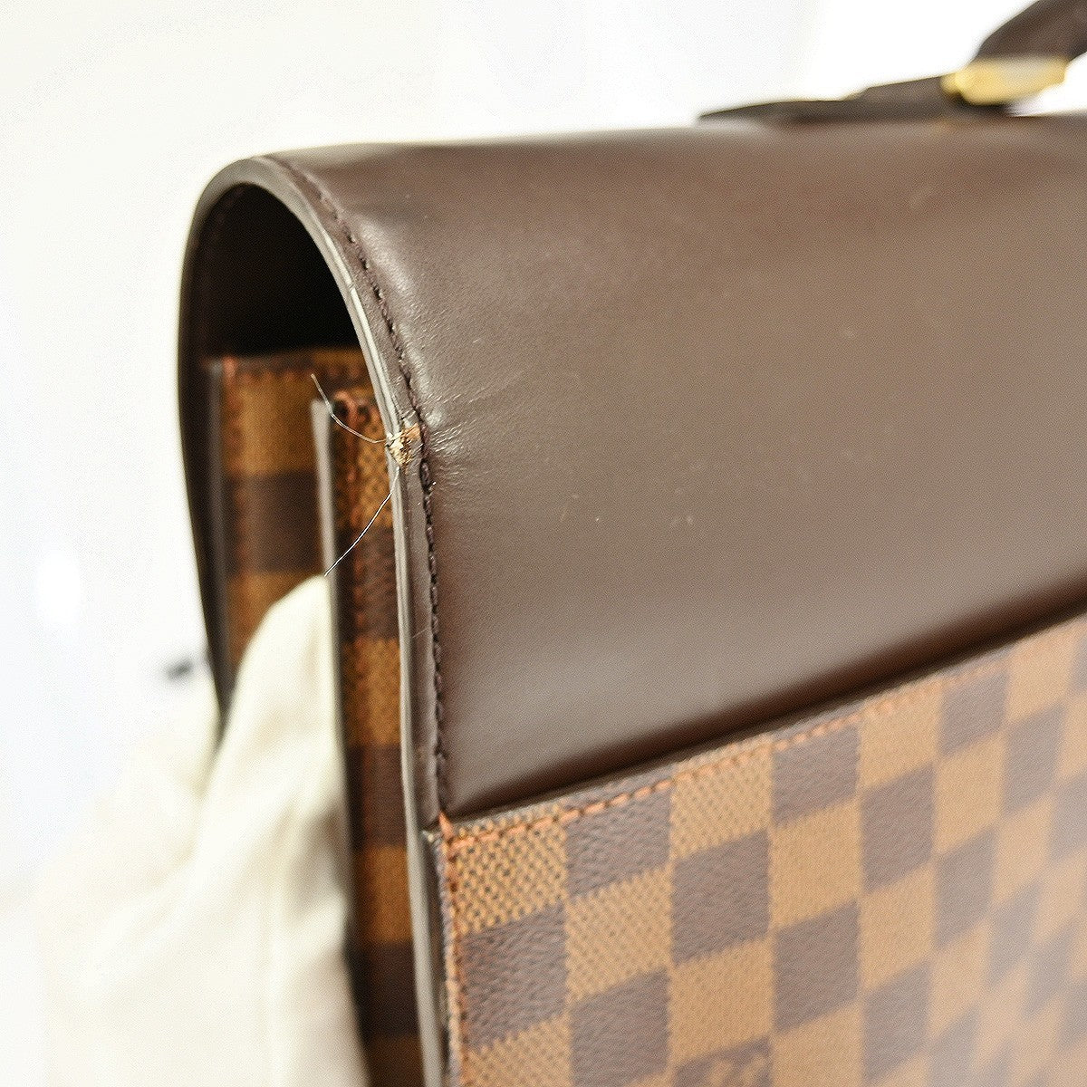 Louis Vuitton Altona Bag Damier, BROWN, CANVAS, Briefcase