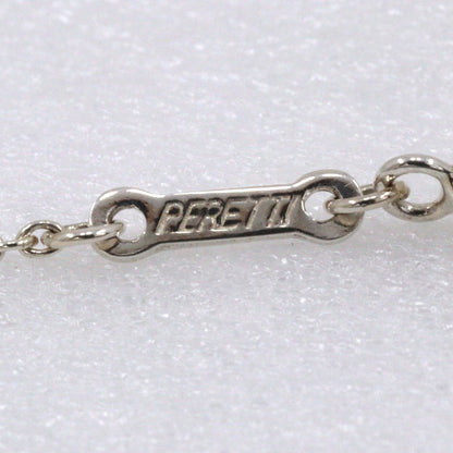 Tiffany & Co. Elsa Peretti Open Heart Pendant Necklace Sterling Silver, SILVER, SILVER, Necklace