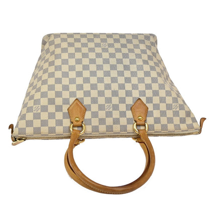Louis Vuitton Saleya Handbag Damier, WHITE, CANVAS, Shoulder bag