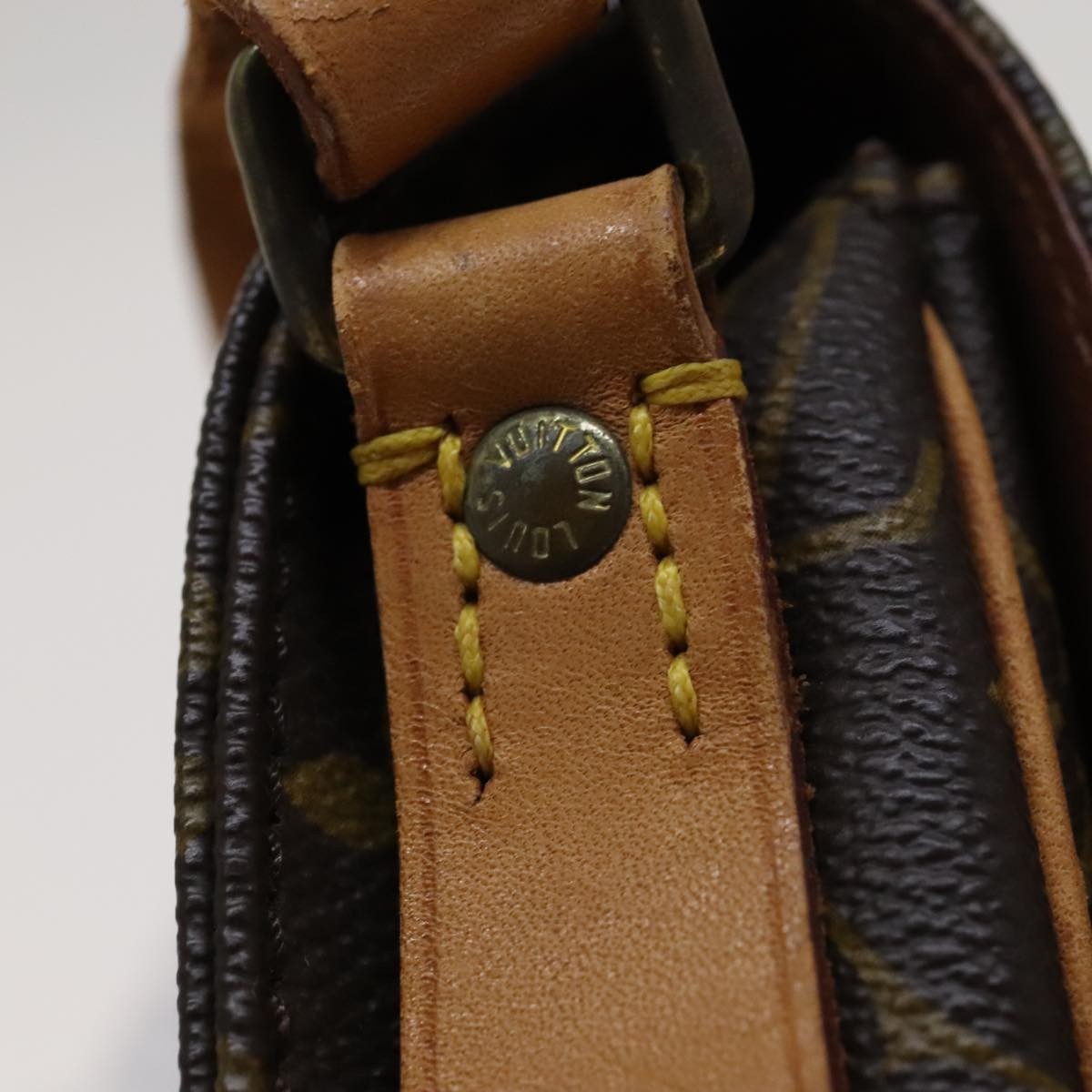 Louis Vuitton Cartouchiere Handbag Monogram Canvas, BROWN, CANVAS, Handbag