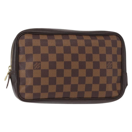 Louis Vuitton Trousse Toilette Monogram Canvas, BROWN, CANVAS, Clutche & pouche