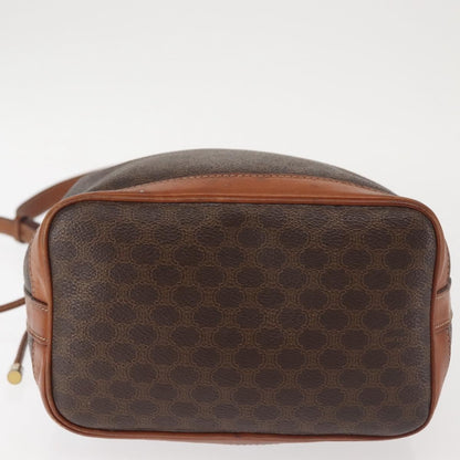 Celine Vintage Shoulder Bag Canvas, BROWN, CANVAS, Shoulder bag