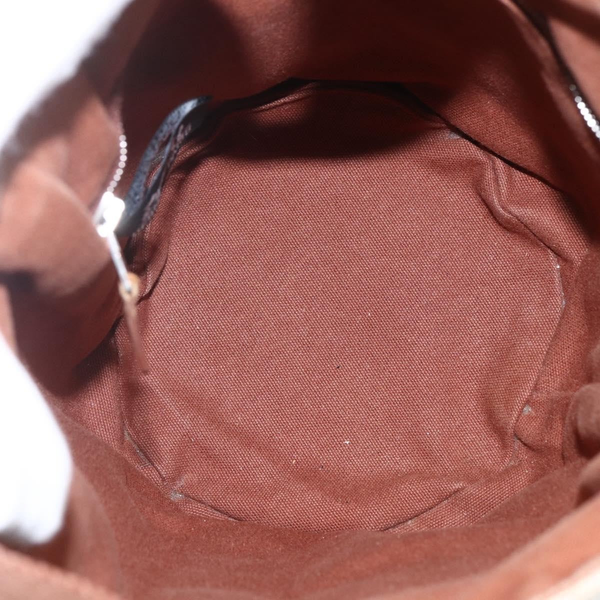 Hermes Saxo Handbag Toile, BEIGE, CANVAS, Handbag