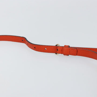 Gucci Soho Convertible Top Handle Bag Leather, ORANGE, LEATHER, Handbag