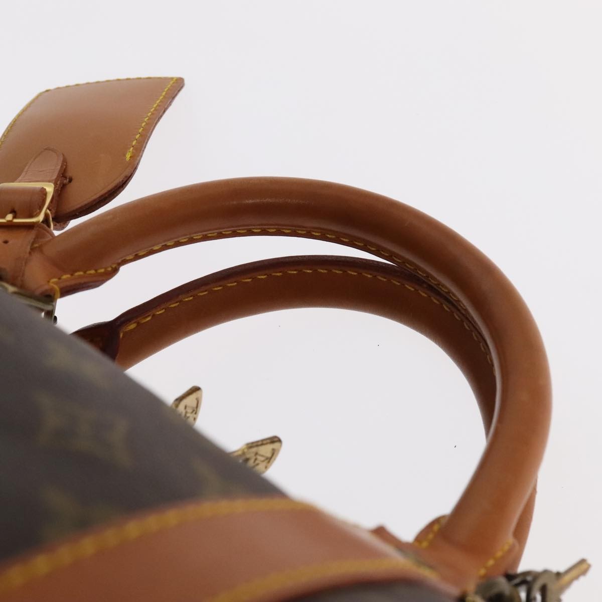 Louis Vuitton Keepall Bag Monogram Canvas, BROWN, CANVAS, Travel bag