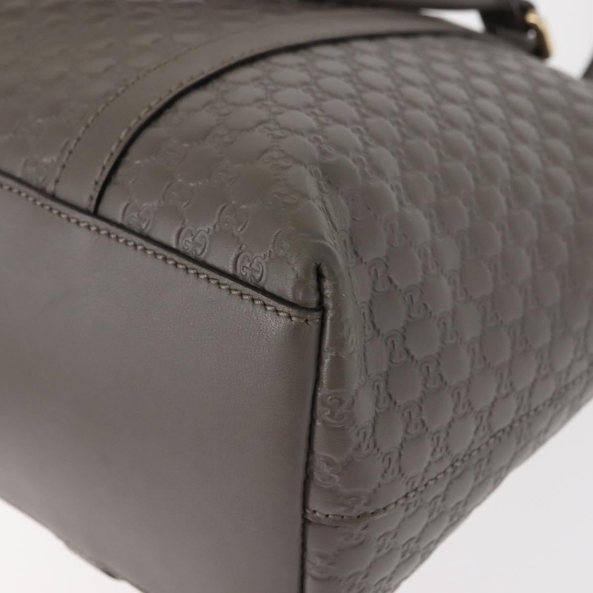 Gucci Britt Convertible Dome Satchel Microguccissima Leather, GRAY, LEATHER, Handbag