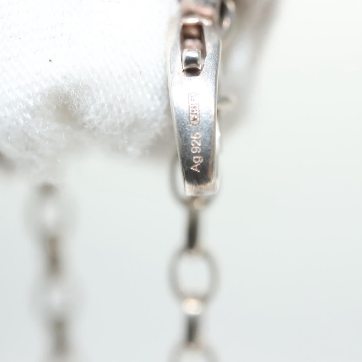 Gucci Engraved Interlocking G Chain Link Pendant Necklace Sterling Silver, SILVER, SILVER, Necklace