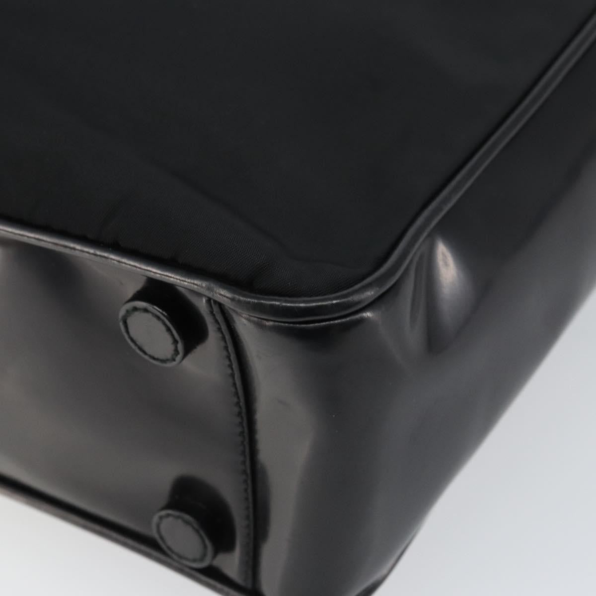 Prada Vintage Tote Nylon, BLACK, NYLON, Tote bag