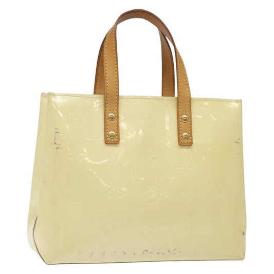 Louis Vuitton Reade Handbag Monogram Vernis, BEIGE, PATENT_LEATHER, Handbag