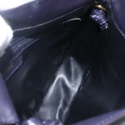 Bally Vintage Shoulder Bag Leather, PURPLE, LEATHER, Shoulder bag