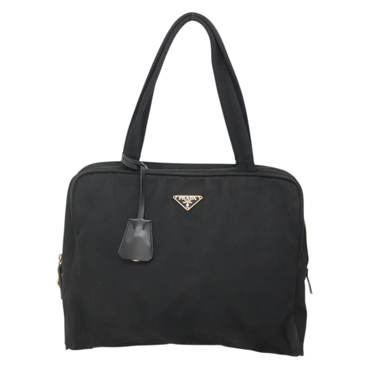 Prada Vintage Handbag Tessuto, BLACK, NYLON, Handbag