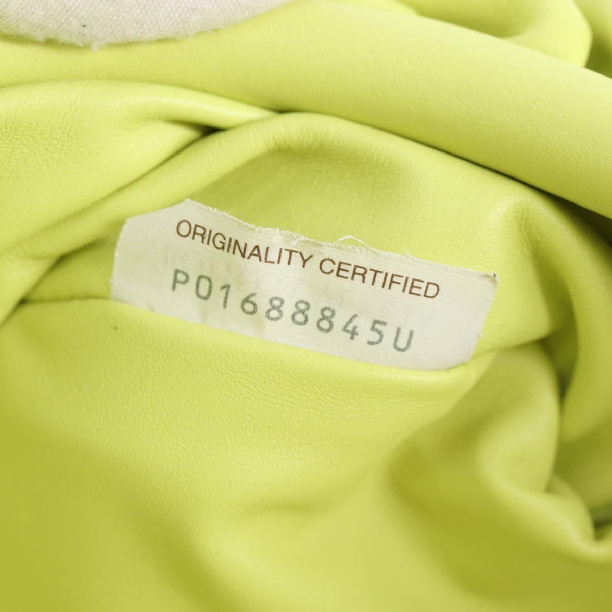 Bottega Veneta The Chain Pouch Leather, GREEN, LEATHER, Clutche & pouche