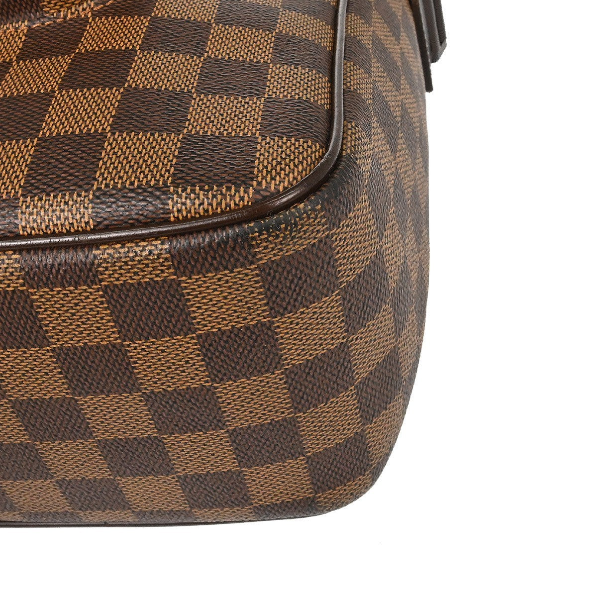 Louis Vuitton Olav Handbag Damier, Brown, Canvas, Shoulder Bag