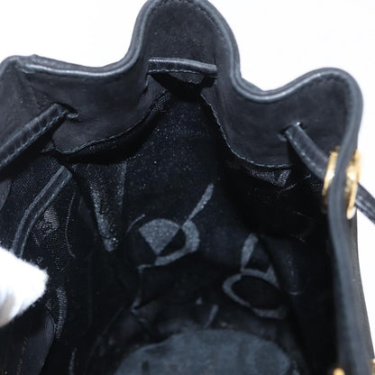 Salvatore Ferragamo Gancini Backpack Suede, BLACK, SUEDE, Backpack