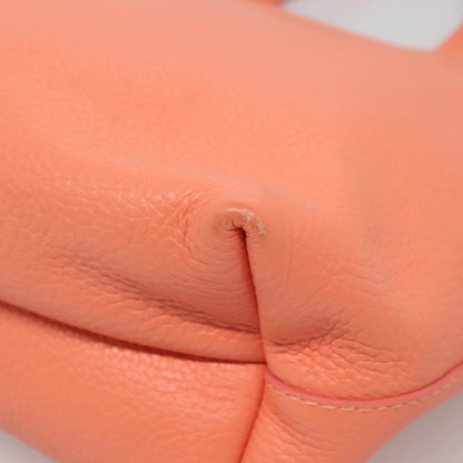 Salvatore Ferragamo Bice Tote Leather, ORANGE, LEATHER, Tote bag