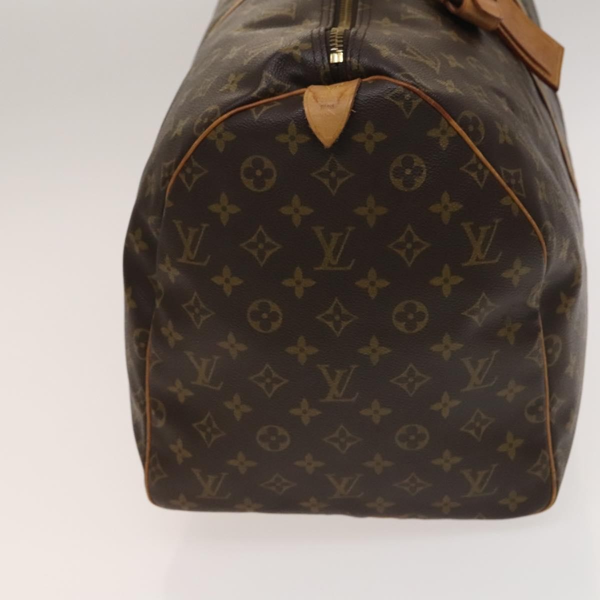 Louis Vuitton Keepall Bag Monogram Canvas, BROWN, CANVAS, Travel bag