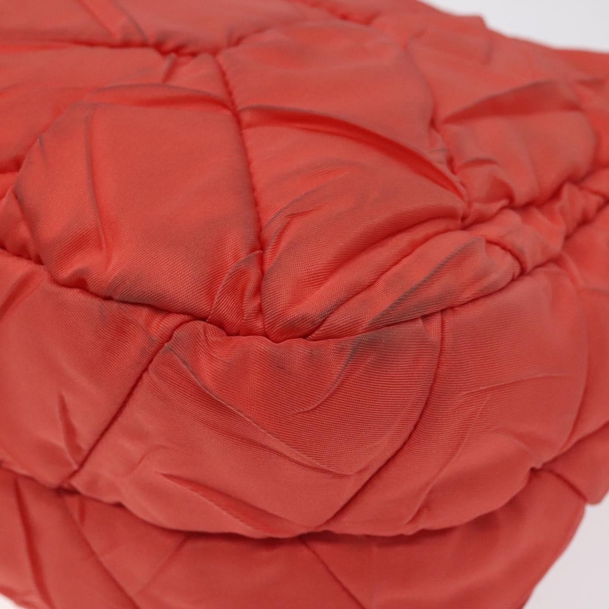 Prada Vintage Zip Handbag Tessuto, ORANGE, NYLON, Handbag