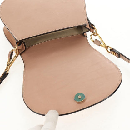 Chloe Nile Crossbody Bag Leather, PINK, LEATHER, Shoulder bag