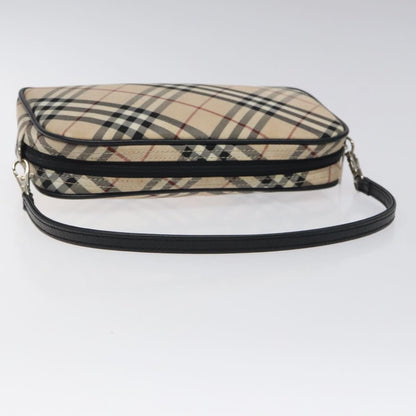 Burberry Nova check Pochette Canvas, BEIGE, NYLON, Clutche & pouche