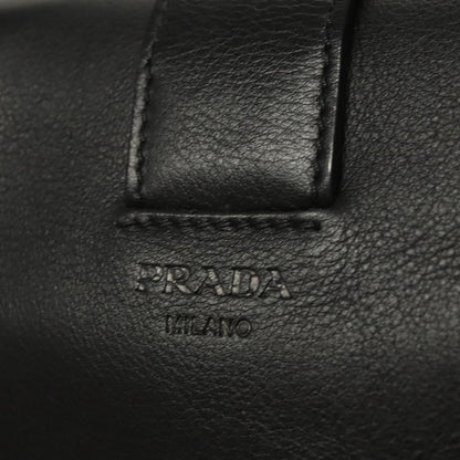 Prada Turnlock Flap Crossbody Bag Leather, BLACK, LEATHER, Shoulder bag